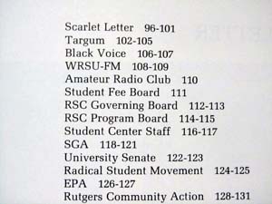 1974 - Our first listing as WRSU-FM