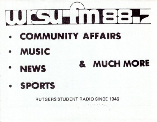 1975 Program Guide. Not that much real information on what was on, but was something to give out.