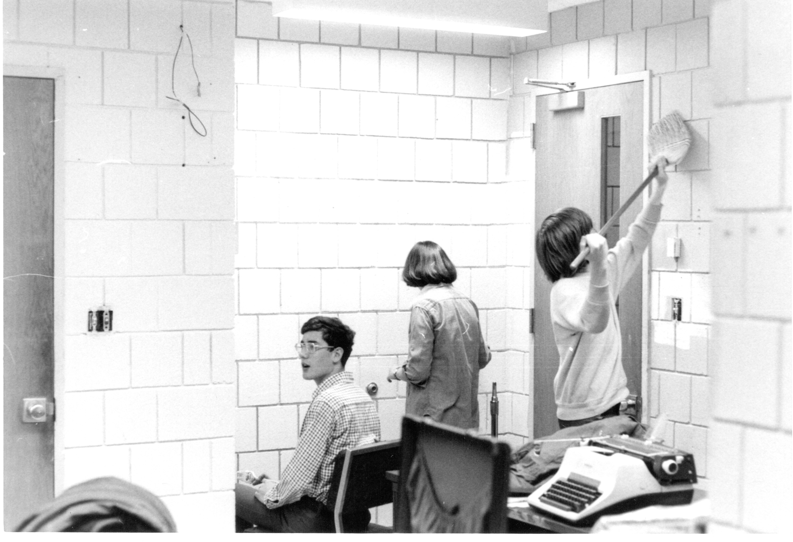 Painting the News Room - Bob Frish and Barbara Learner