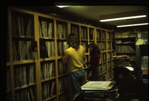 1978 WRSU Orientation Slide Show<br/>Record Library - The Age of Vinyl<br>Slide #20