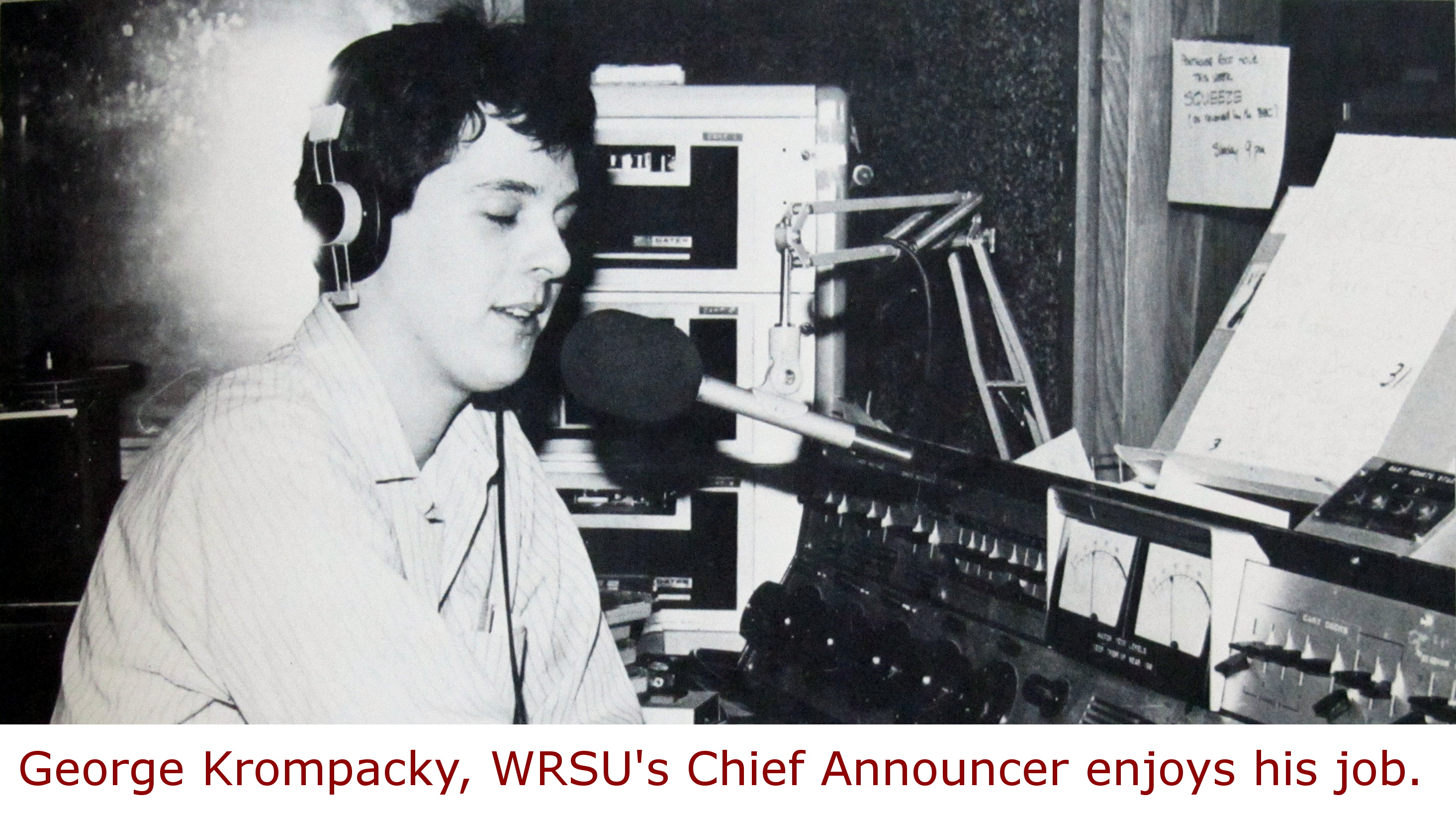 1984 Chief Announcer - George Krompacky