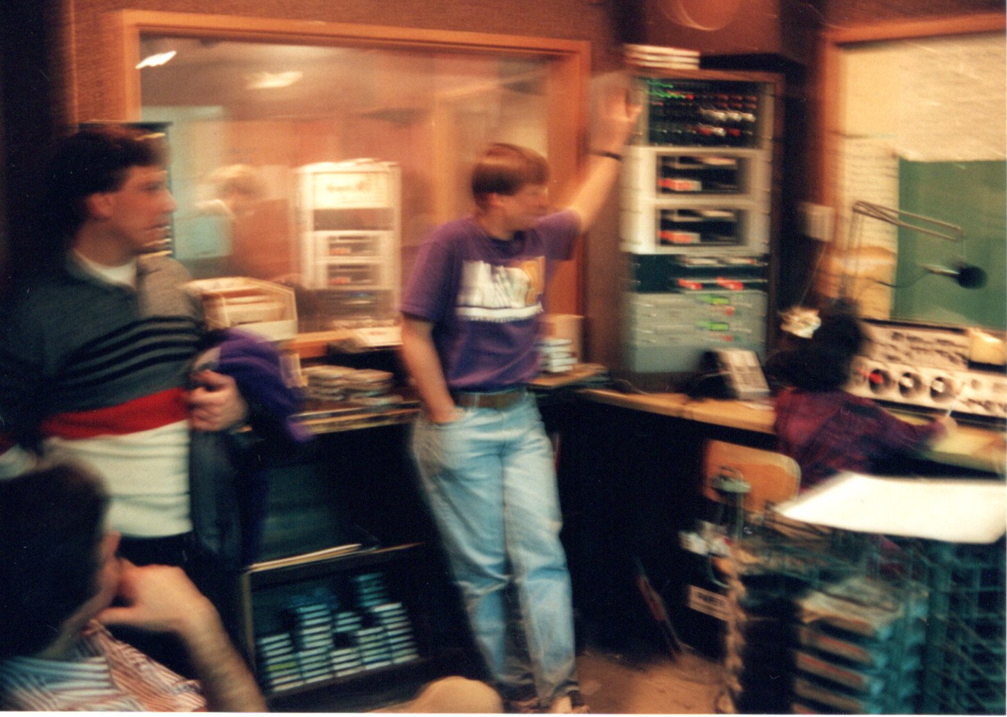 1995 - Blury Picture hanging out in FM