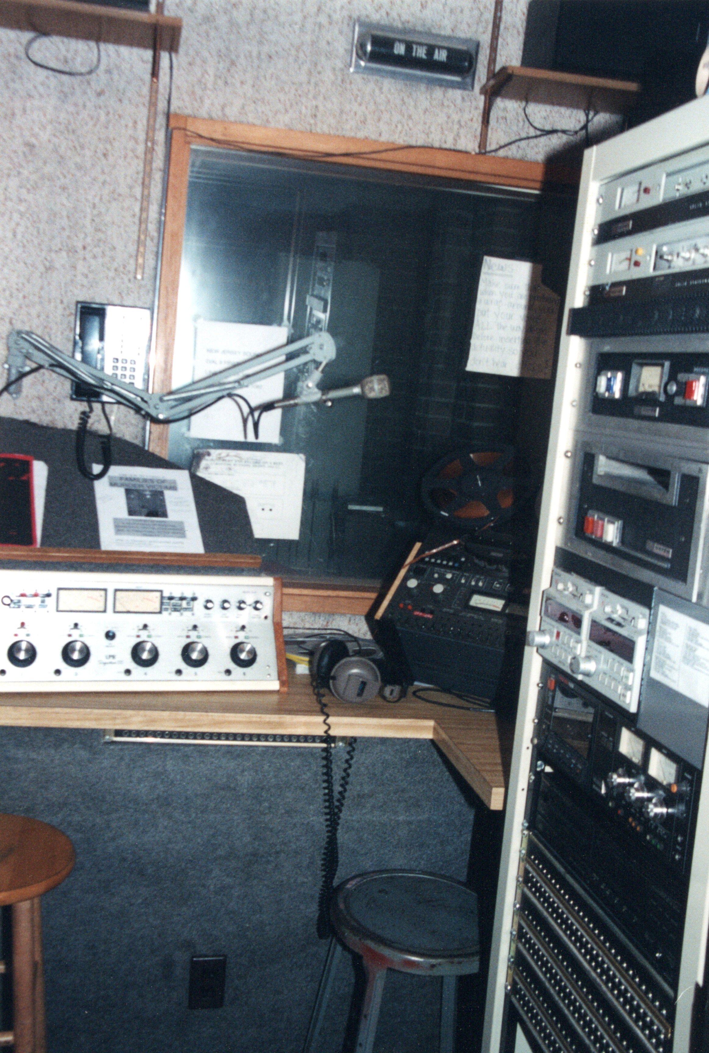 2002 - News Production still with the Reel to Reel.