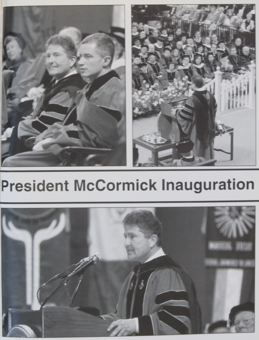 2003 President McCormick Inauguration - WRSU covered the event.