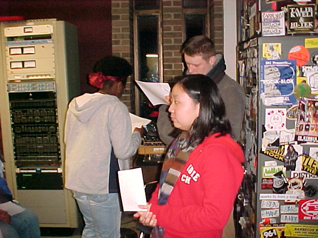2003 - Staff hanging out in Production