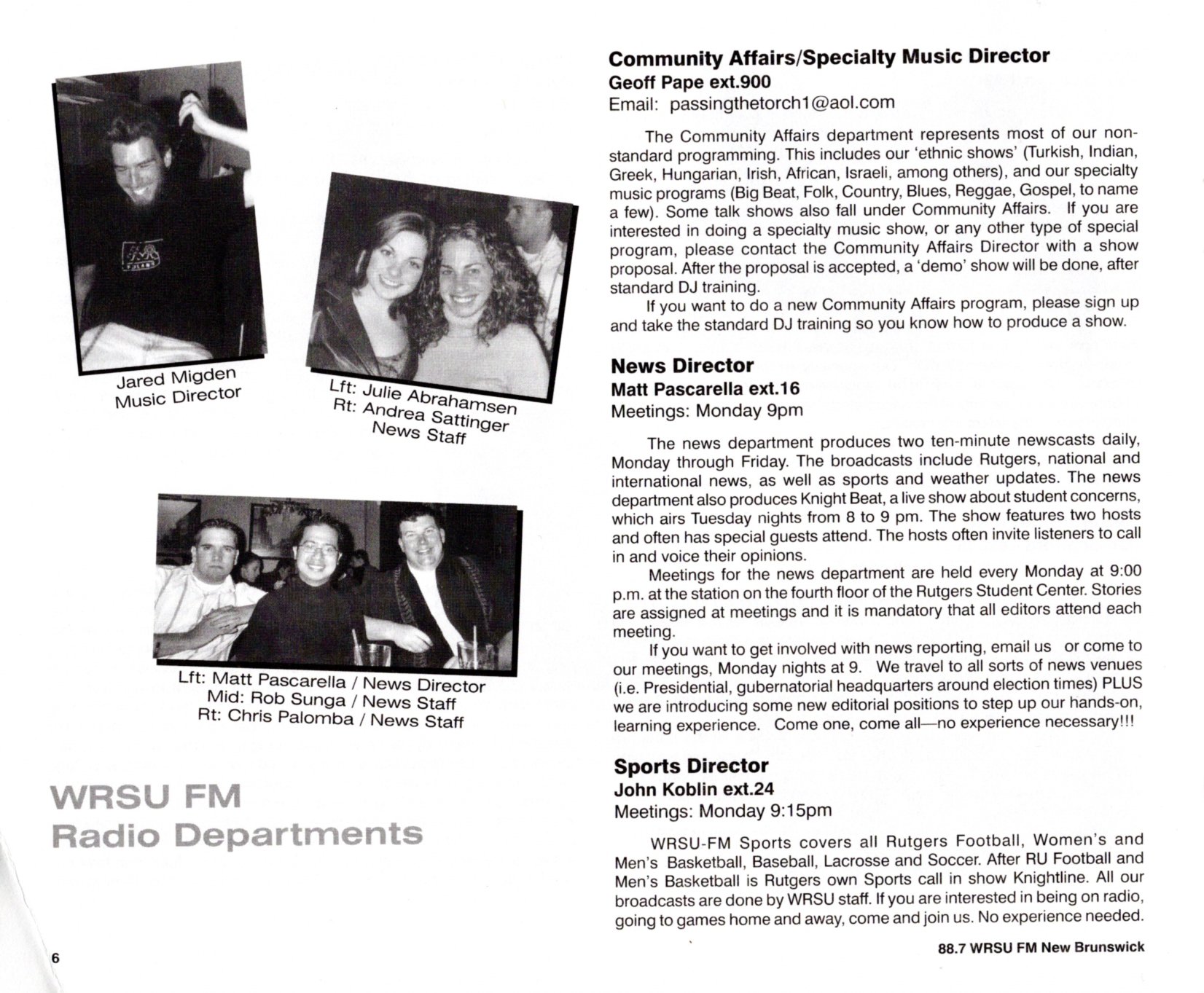 2004 - Program Guide Page 7