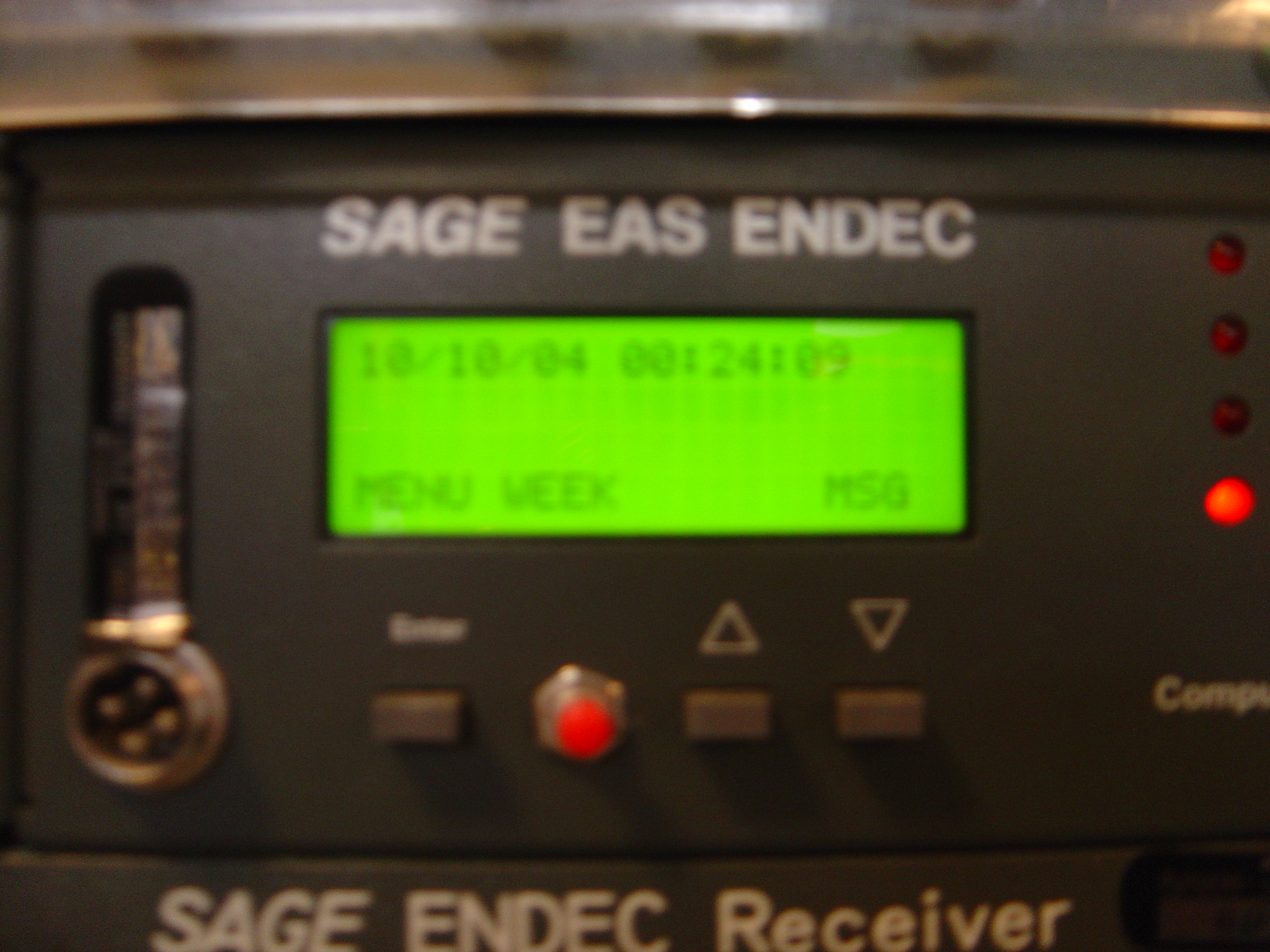 Fuzzy Images of the EAS Receiver