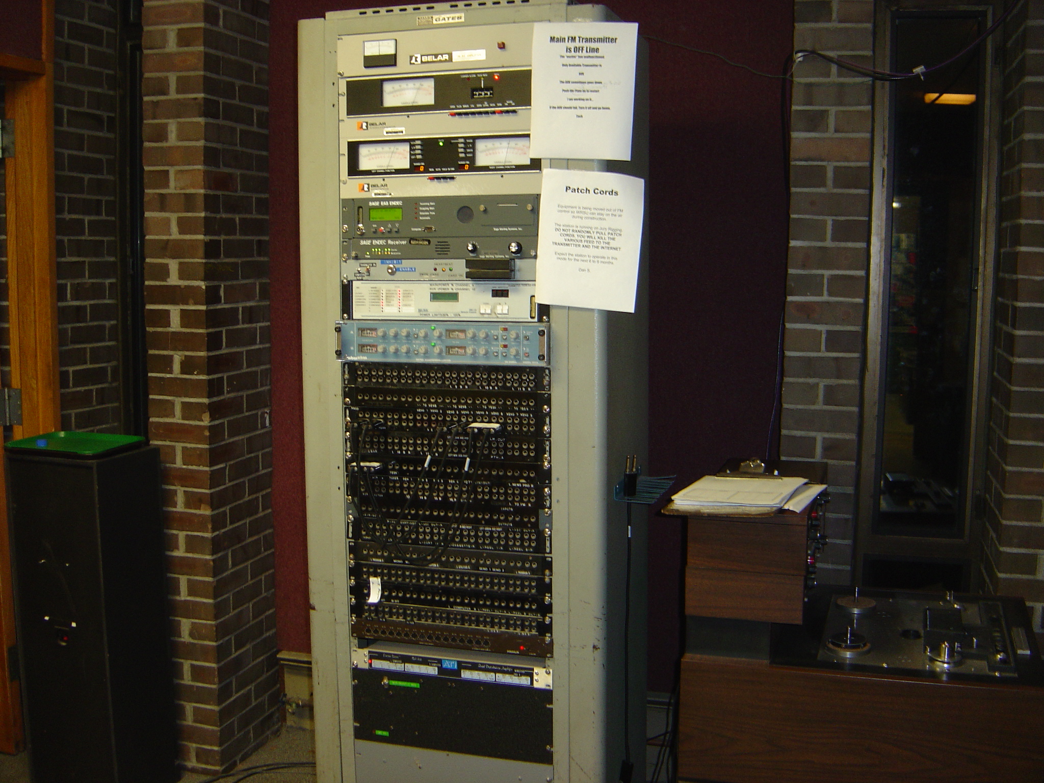 2005 - Production Rack During Construction