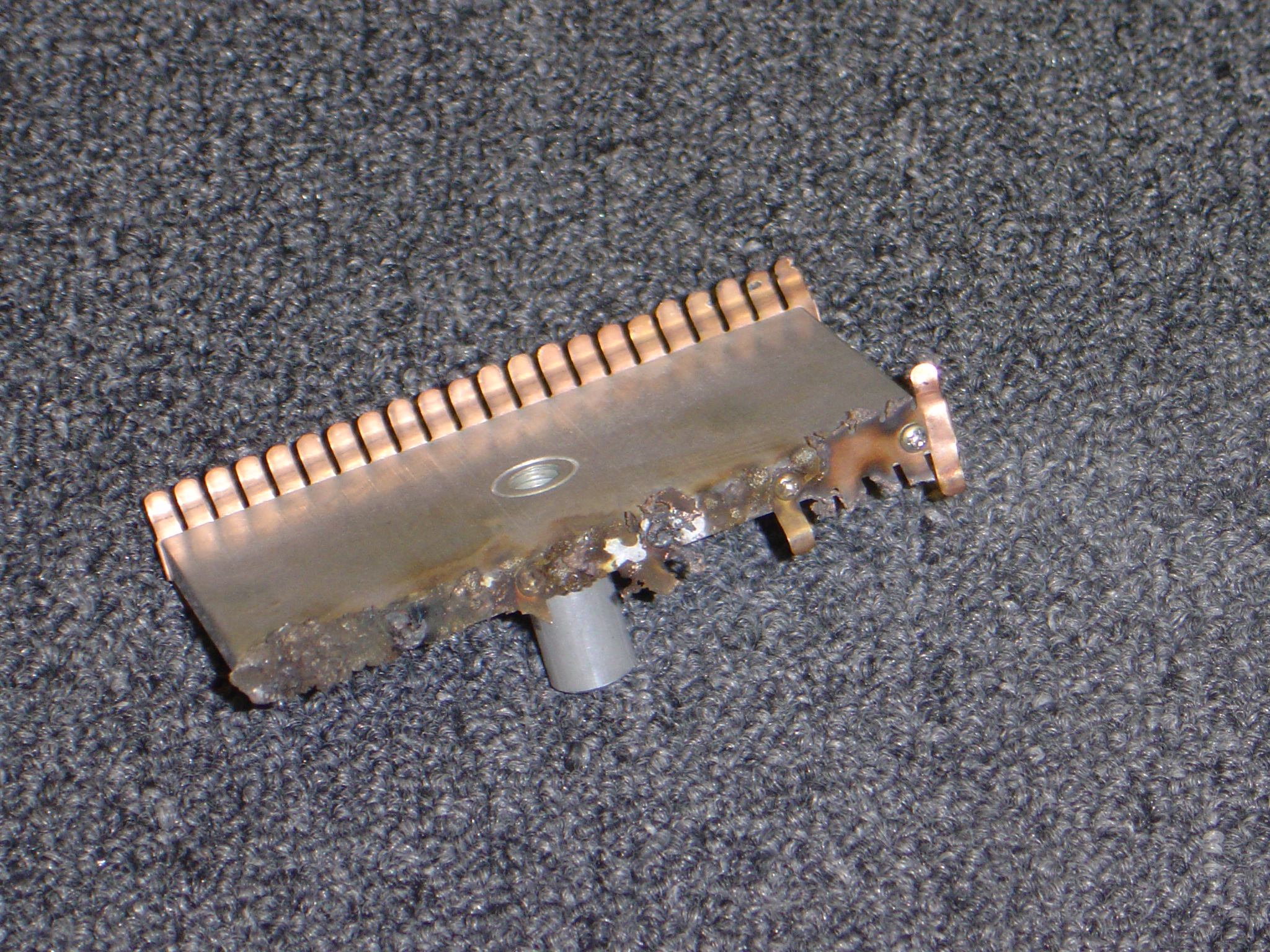 2005 - The burnt out tuning block for the FM Transmitter