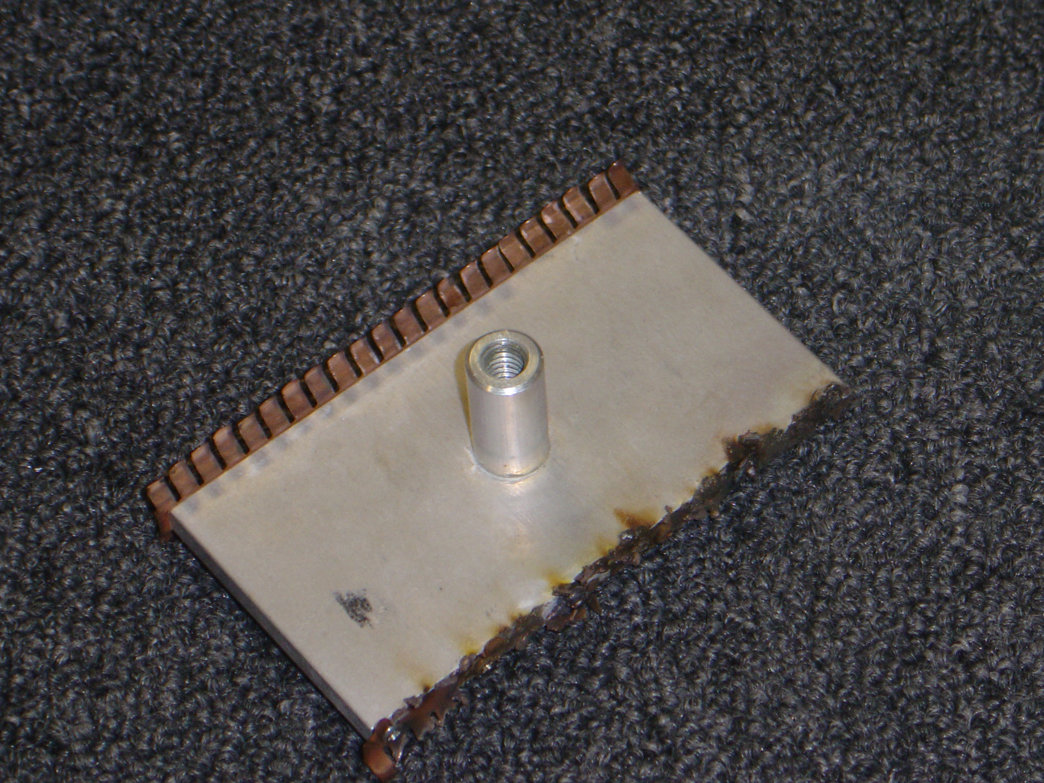 2005 - The burnt out tuning block for the FM Transmitter