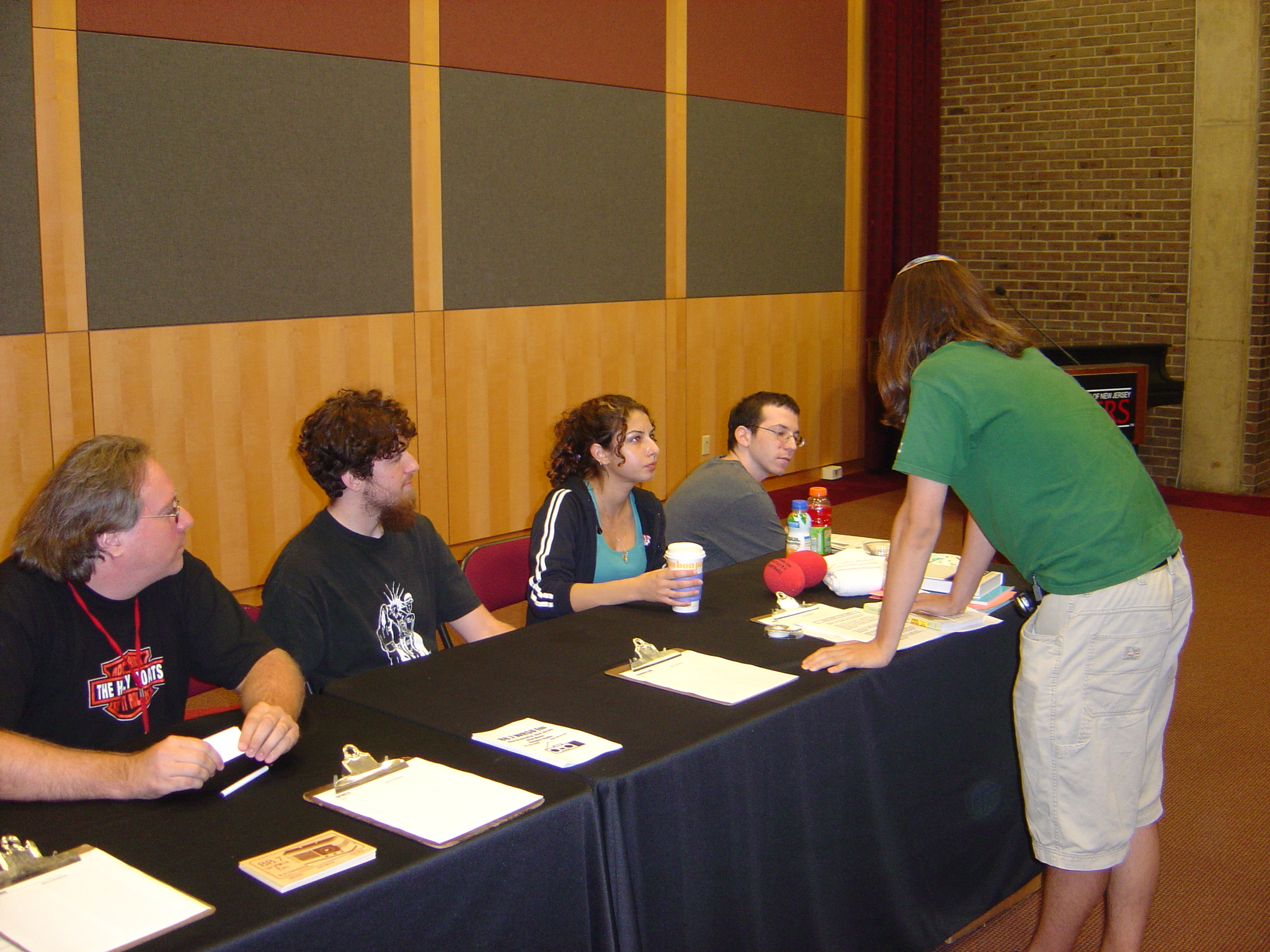 2005 - Fall New Student Orientation in the Student Center Multipurpose room.