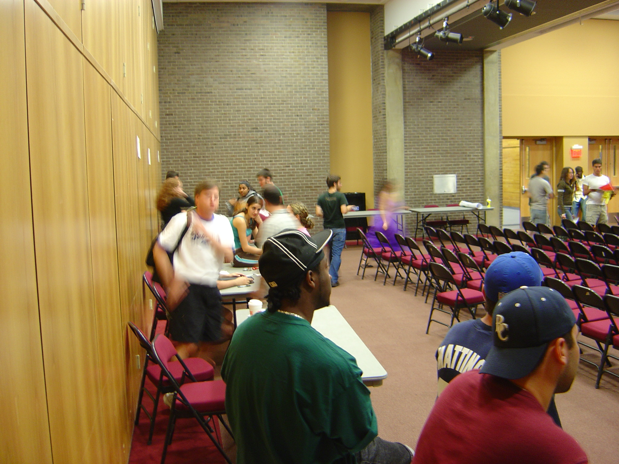 2005 - Fall New Student Orientation in the Student Center Multipurpose room.