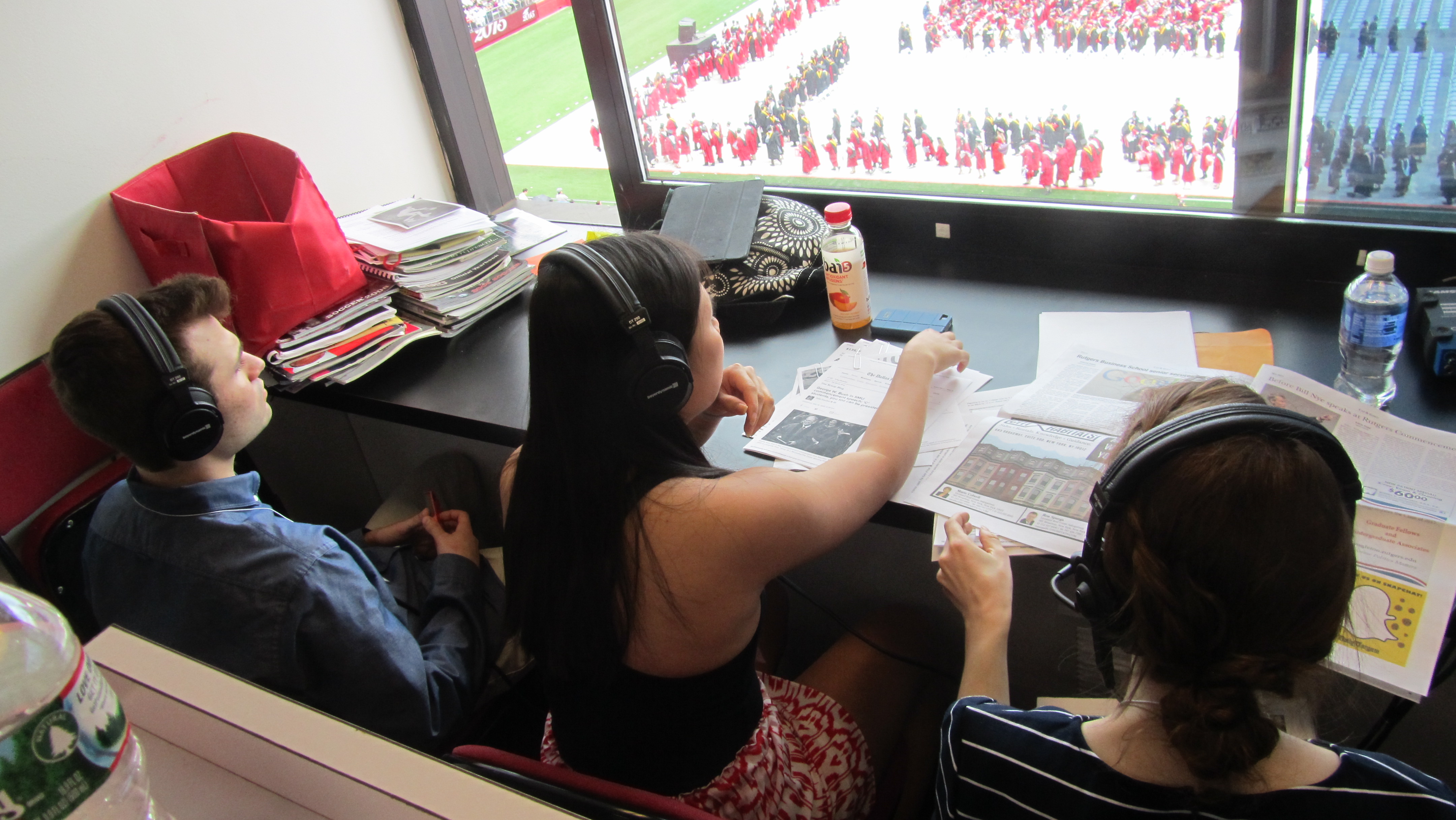 2015 Rutgers Graduation in Rutgers Stadium - Live on WRSU