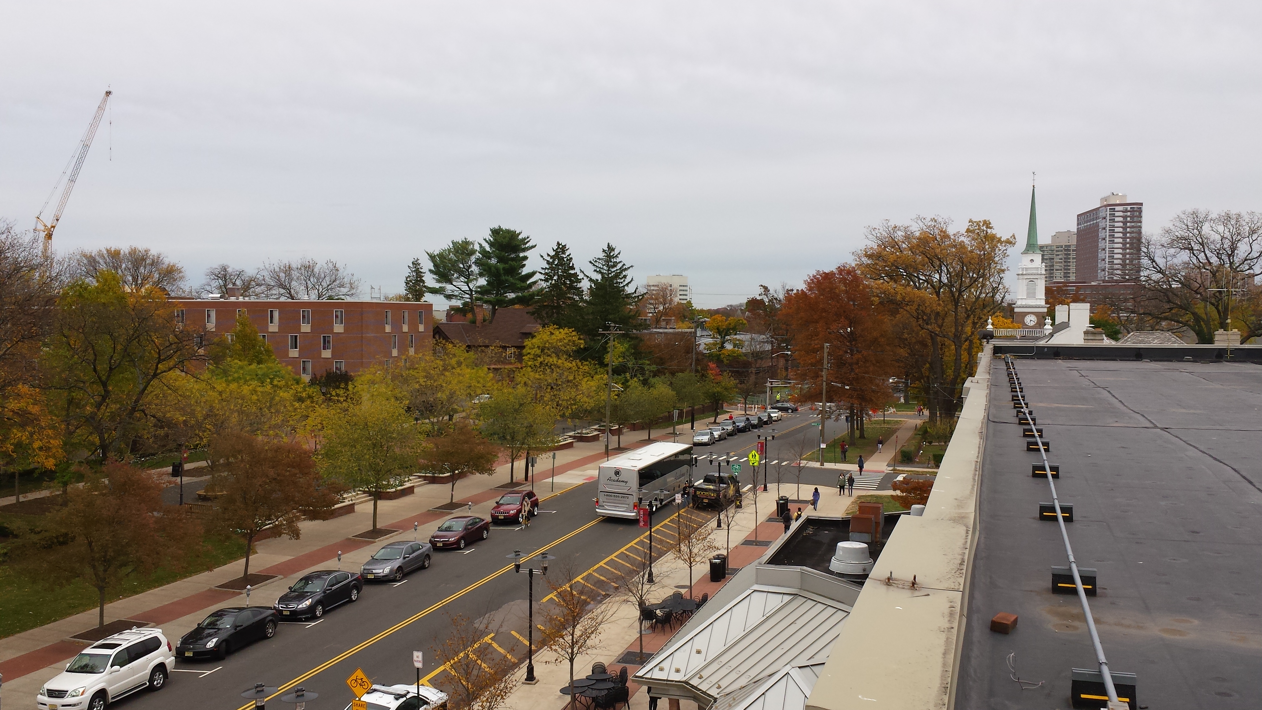 A View from the Roof Of the Student Center