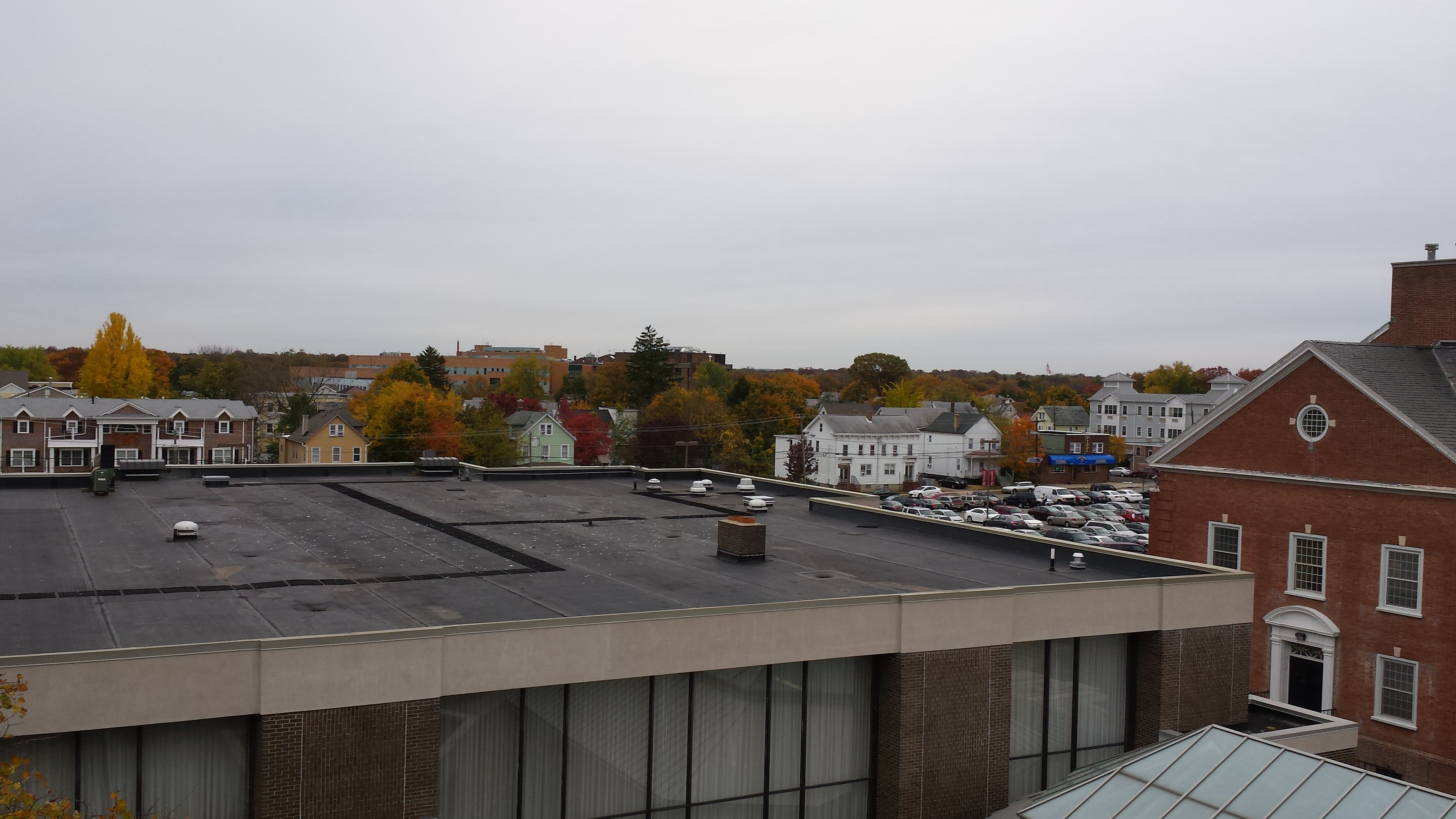 A View from the Roof Of the Student Center