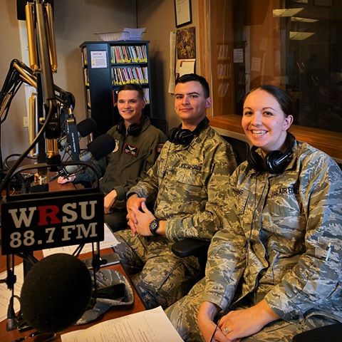 	Once a semester, Rutgers Radio has cadets join them for their Veterans Corner segment. Yesterday, Captain Stevens, along with Cadets McKee and Quigley joined the show on WRSU 88.7 FM to highlight the AFROTC program, and talk about the Air Force! Thank you wrsurutgersradio for having us! afrotc		10/25/2018 14:04	