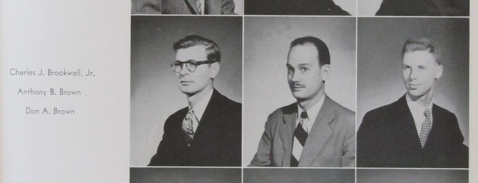 Charles Brookwell - Yearbook Photo 1948