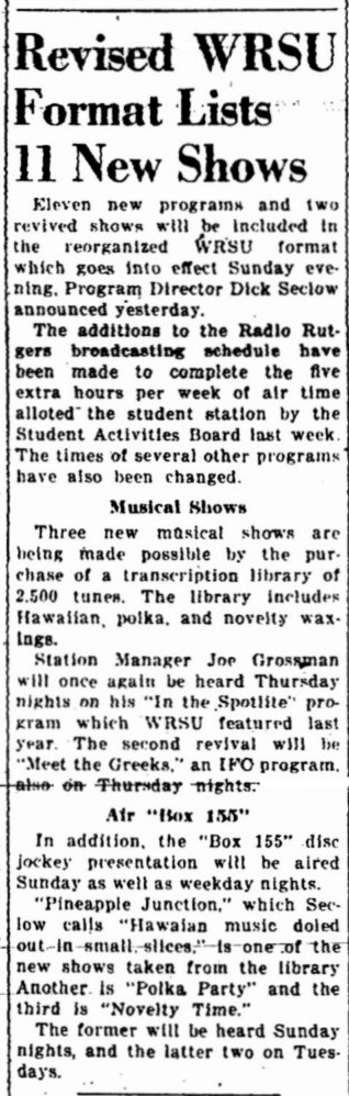 1949 - Always New Shows