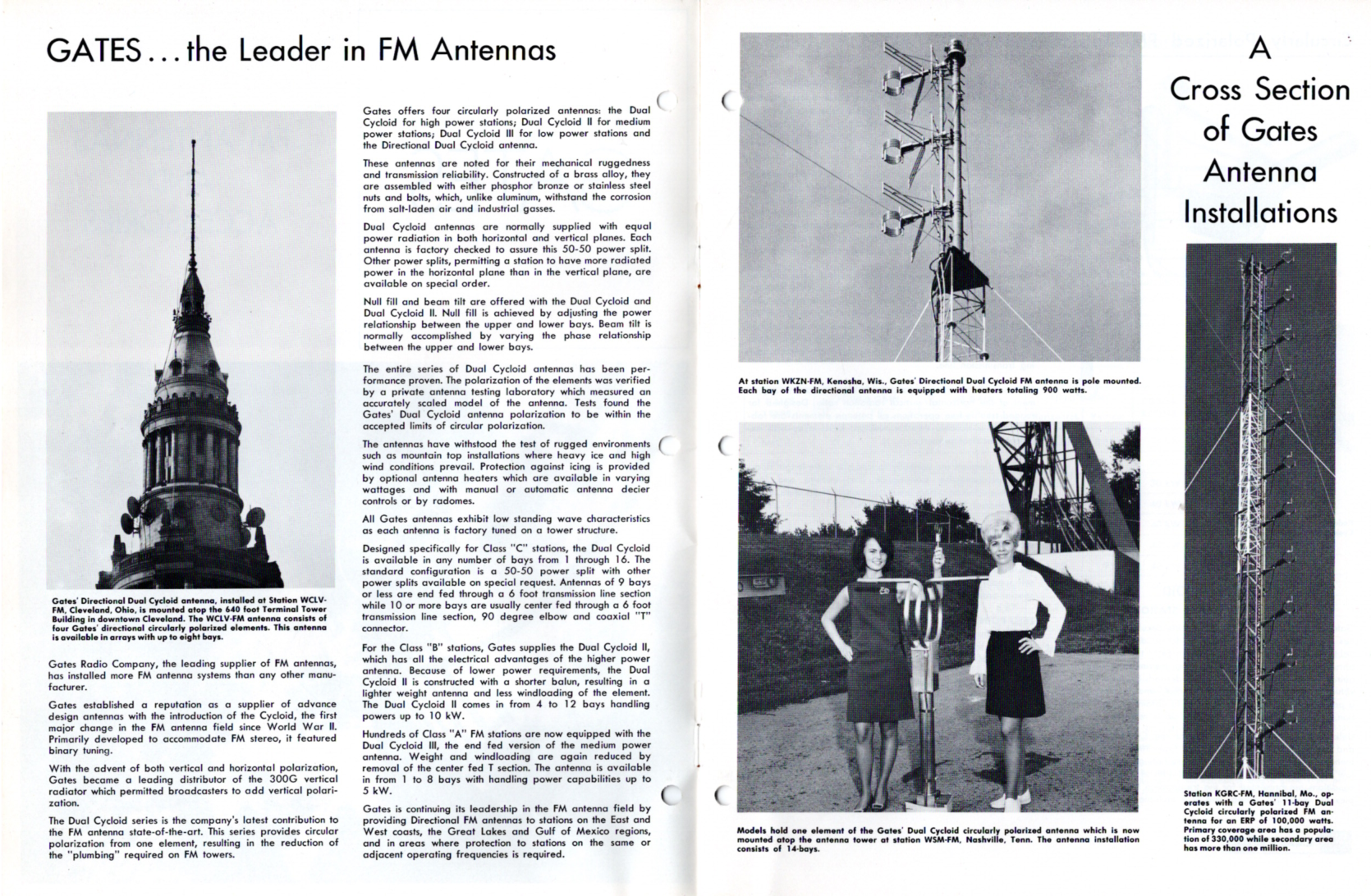 The brochure for the FM Antennas<br>Page 2 -3