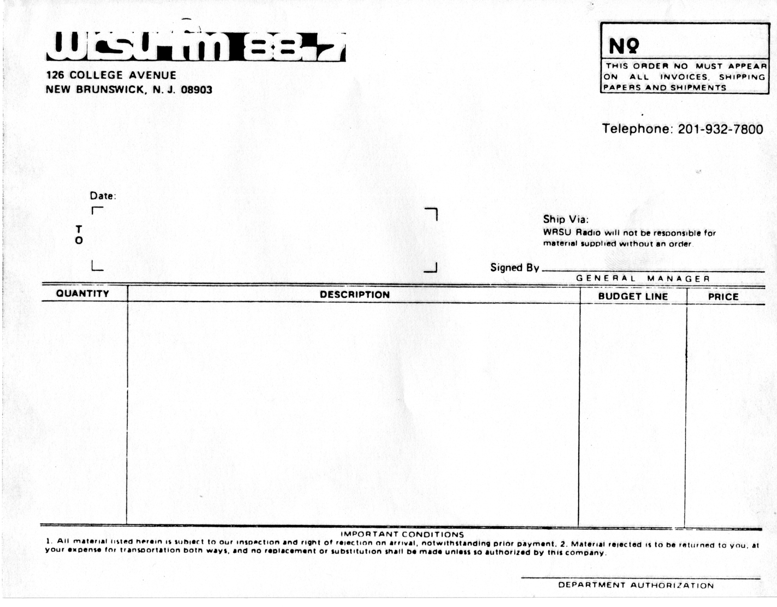 1975 WRSU spent too much money and often forgot to pay the bills - College students and paper work...