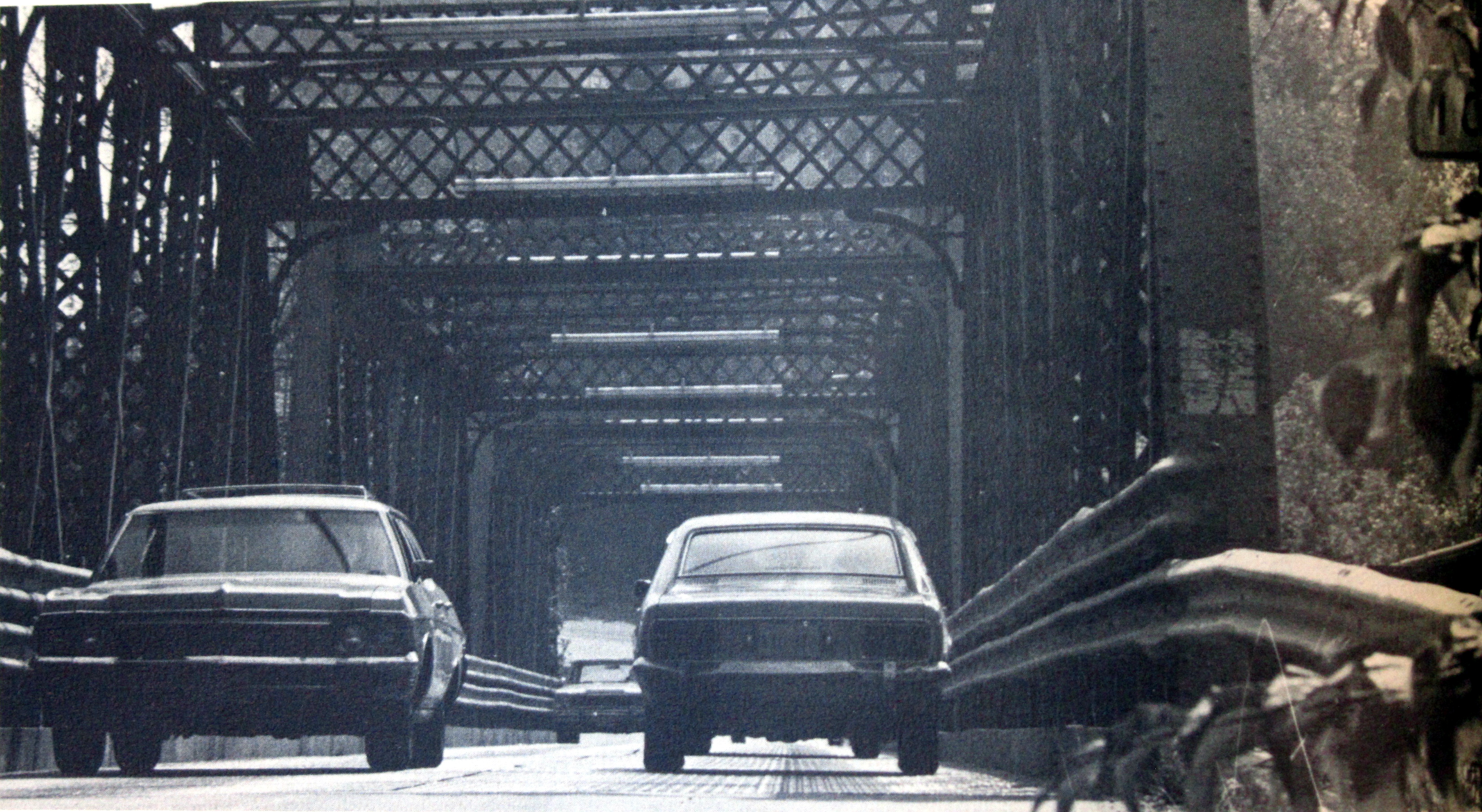 1976 Landing Lane Bridge - It was alway fun to drive across.