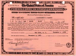 FCC License - Orange