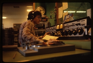 1978 WRSU Orientation Slide Show<br/>WRSU 1978 FM Control - 4 years after going FM<br>Bob Nagengast <br>Slide #2