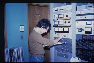 1978 WRSU Orientation Slide Show<br/>Take to Take a Reading with clanky original remote control.