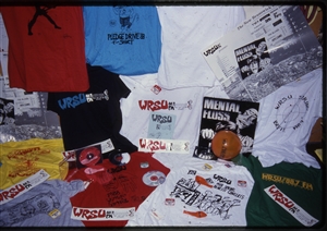 1987 WRSU Orientation Slide Show<br/>WRSU Give aways<br>Slide #32