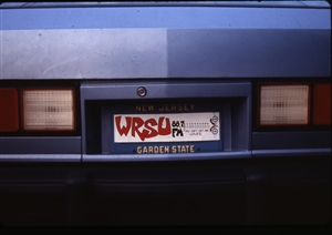 1987 WRSU Orientation Slide Show<br/>Join WRSU NOW<br>Slide #47