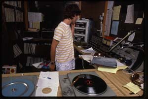 Gil Margulis - Gil Arranged for a Photo Shoot - Notice the Fill Lights reflected in the glass. 1987