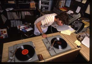 Gil Margulis - Gil Arranged for a Photo Shoot - Notice the Fill Lights reflected in the glass. 1987