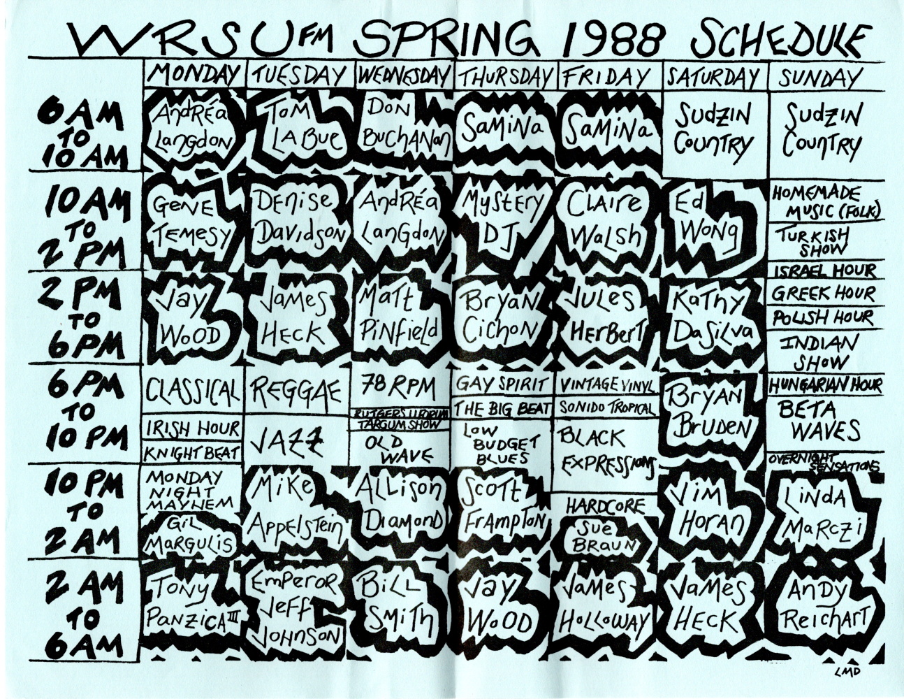 1988 Spring Program Guide
