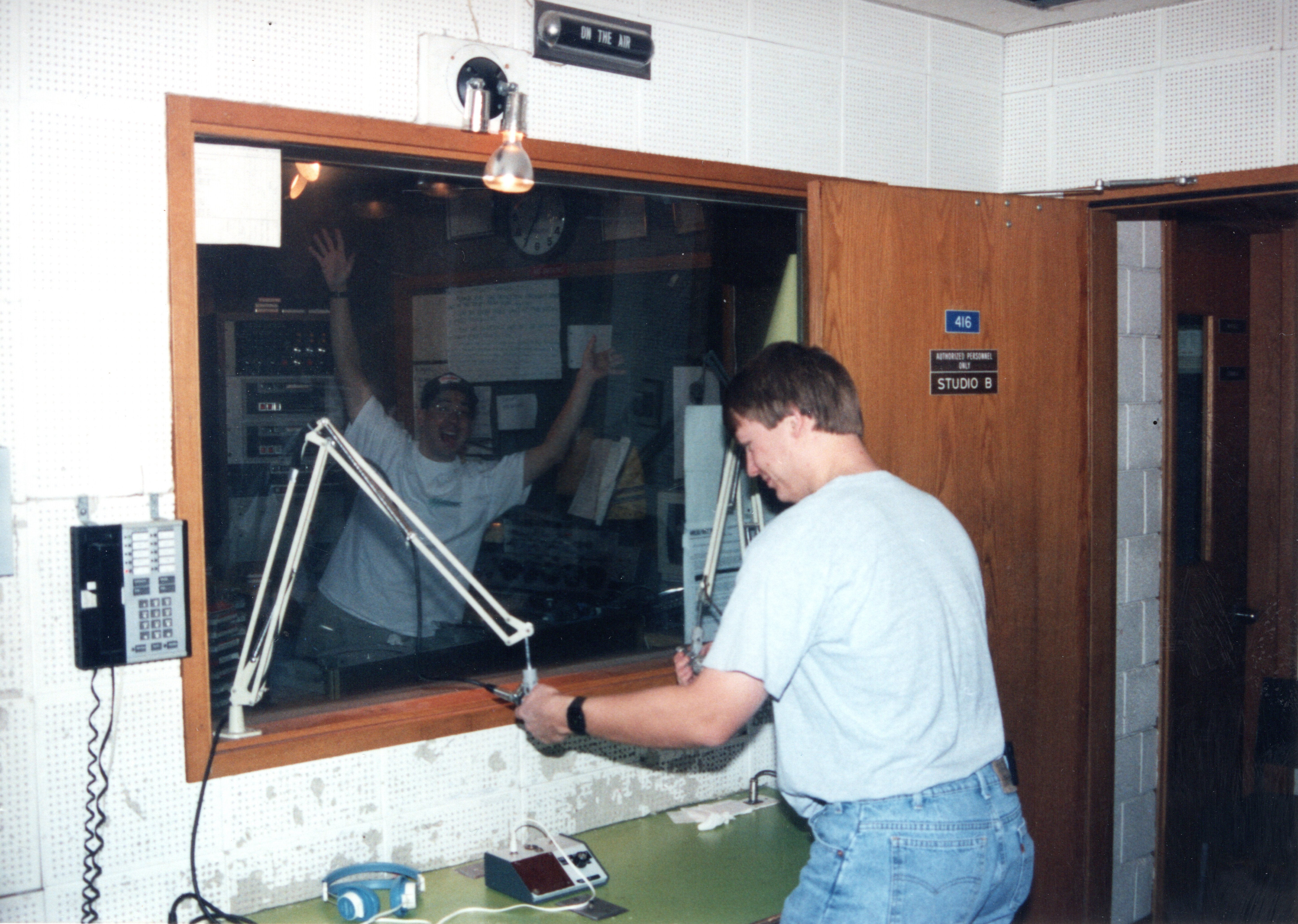 WRSU Studio B - Greg Nelson Chief Engineer