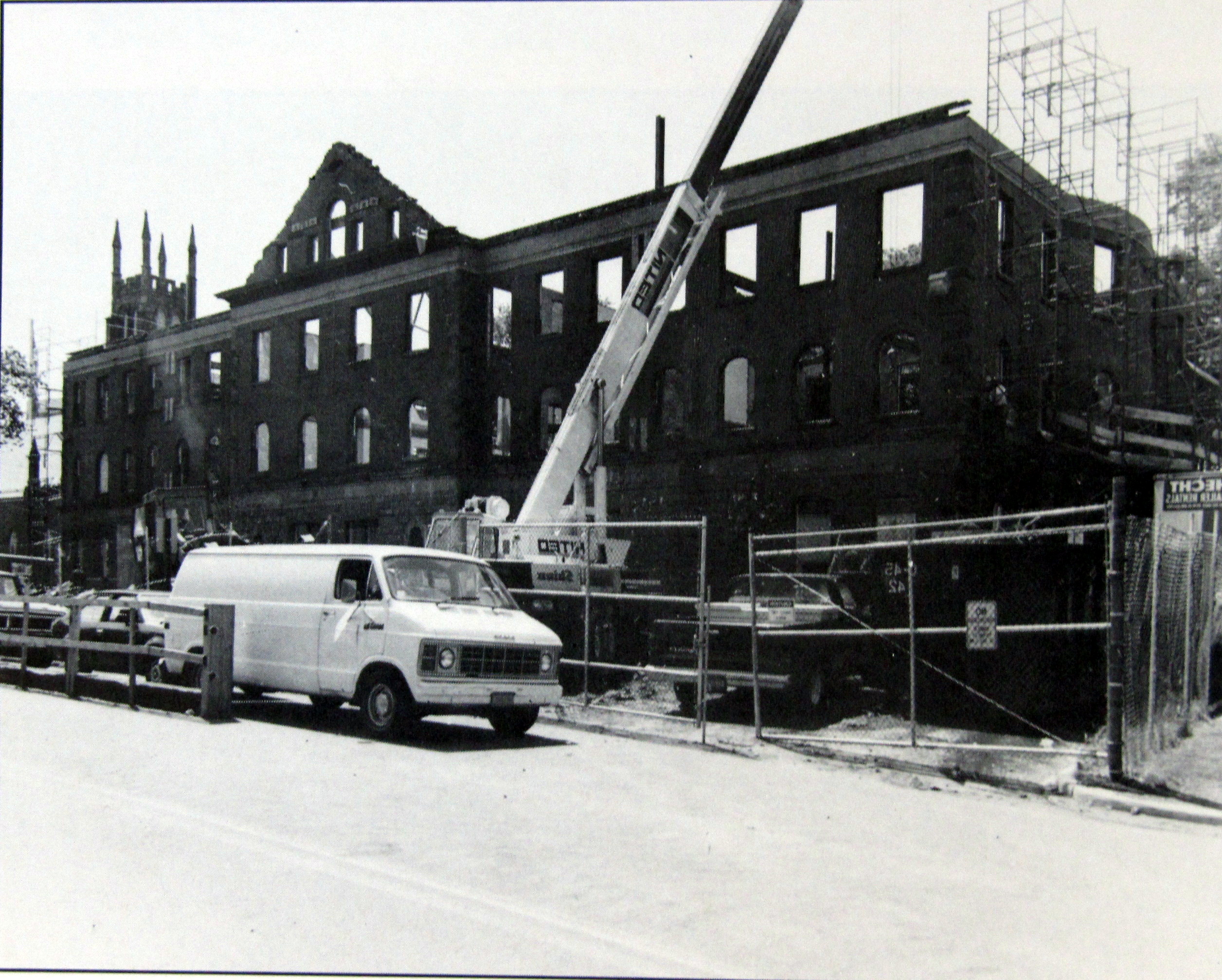 1991 Renovations on Winants Hall - The inside was gutted and rebuilt.