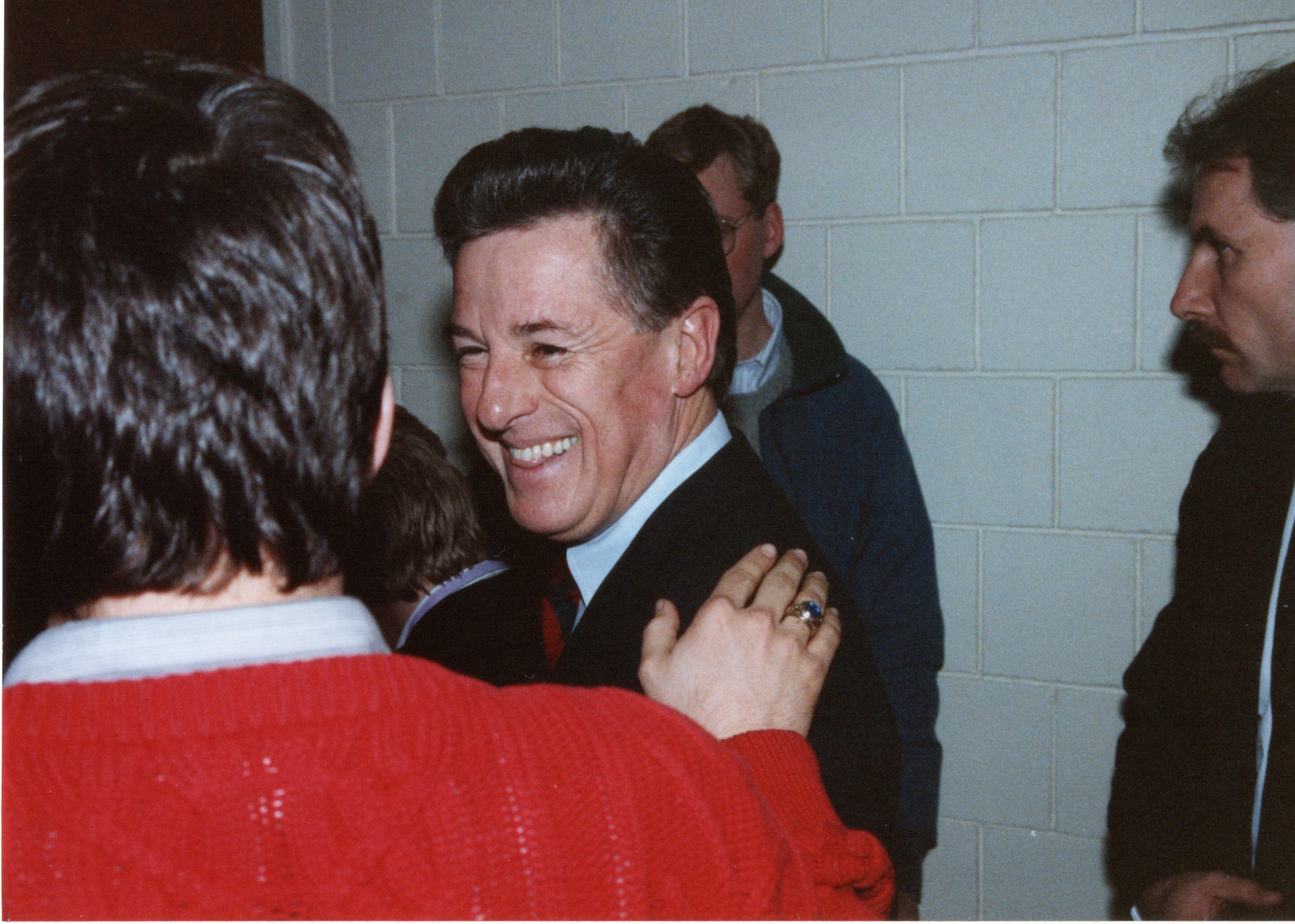 After the Call in the Hallway outside WRSU - 1992