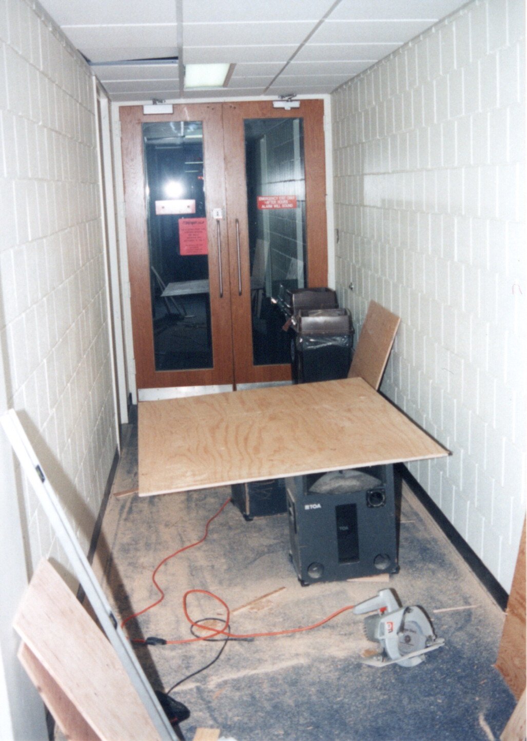 1995 - Studio B Rebuild - The Hallway - Our Work Space