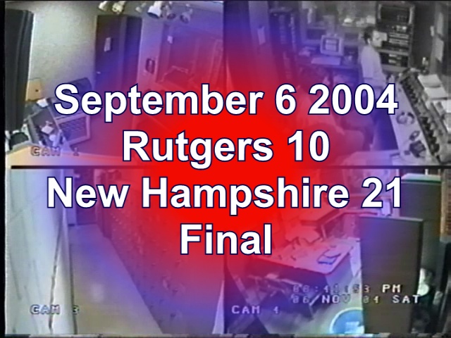 November 6 2004</br>Rutgers</br>Boston College</br>November 6 2004