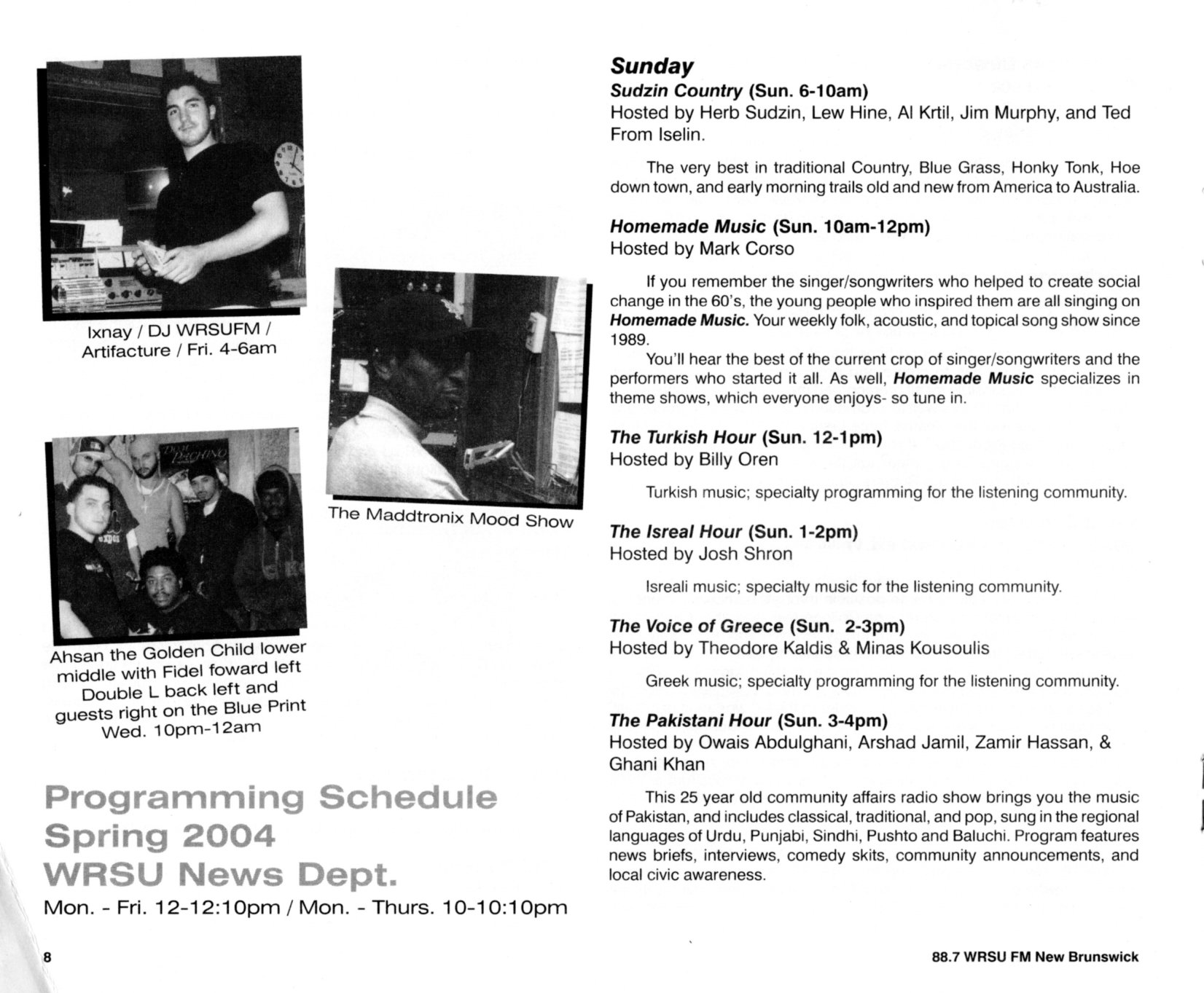 2004 - Program Guide Page 9