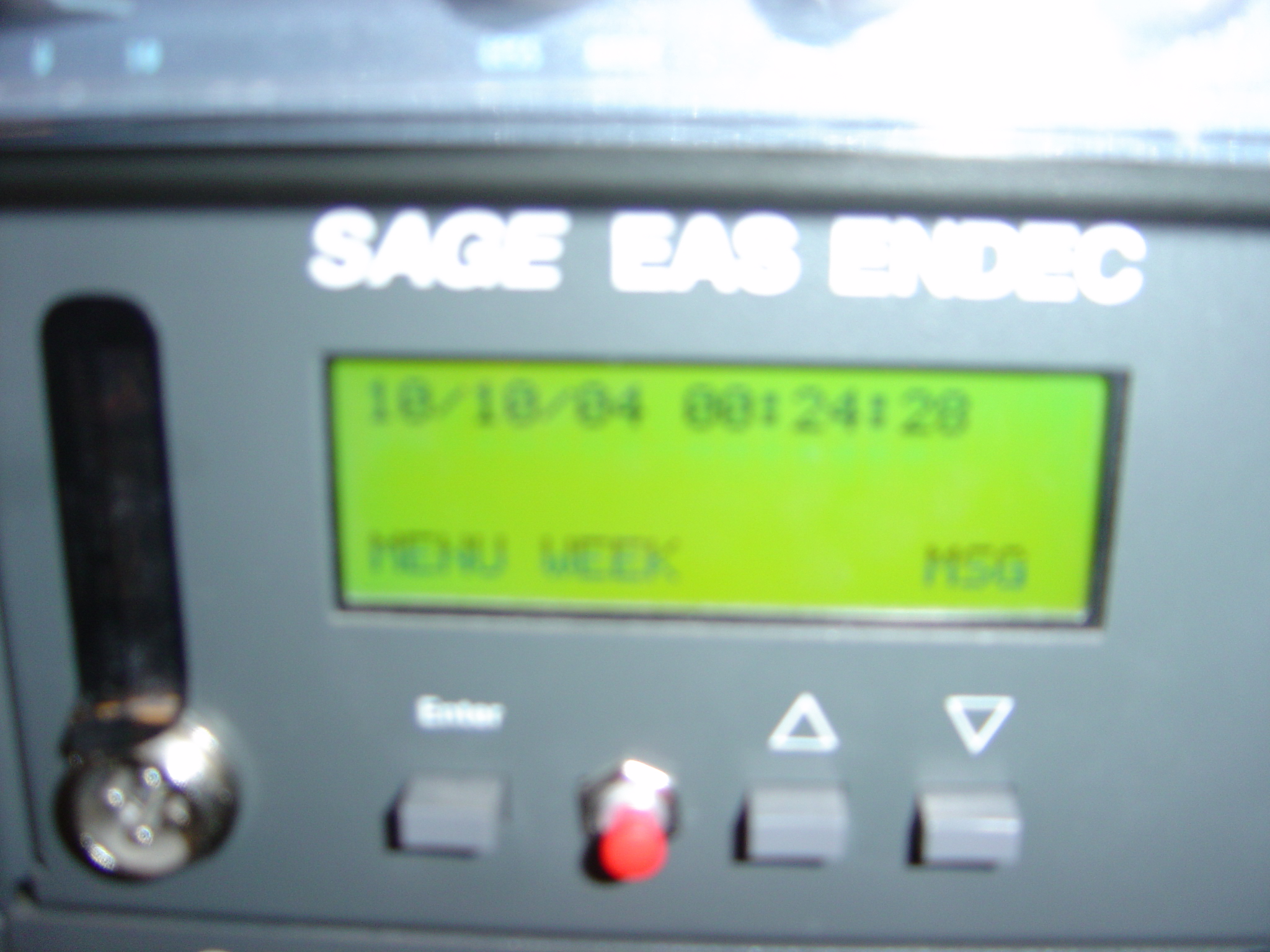Fuzzy Images of the EAS Receiver