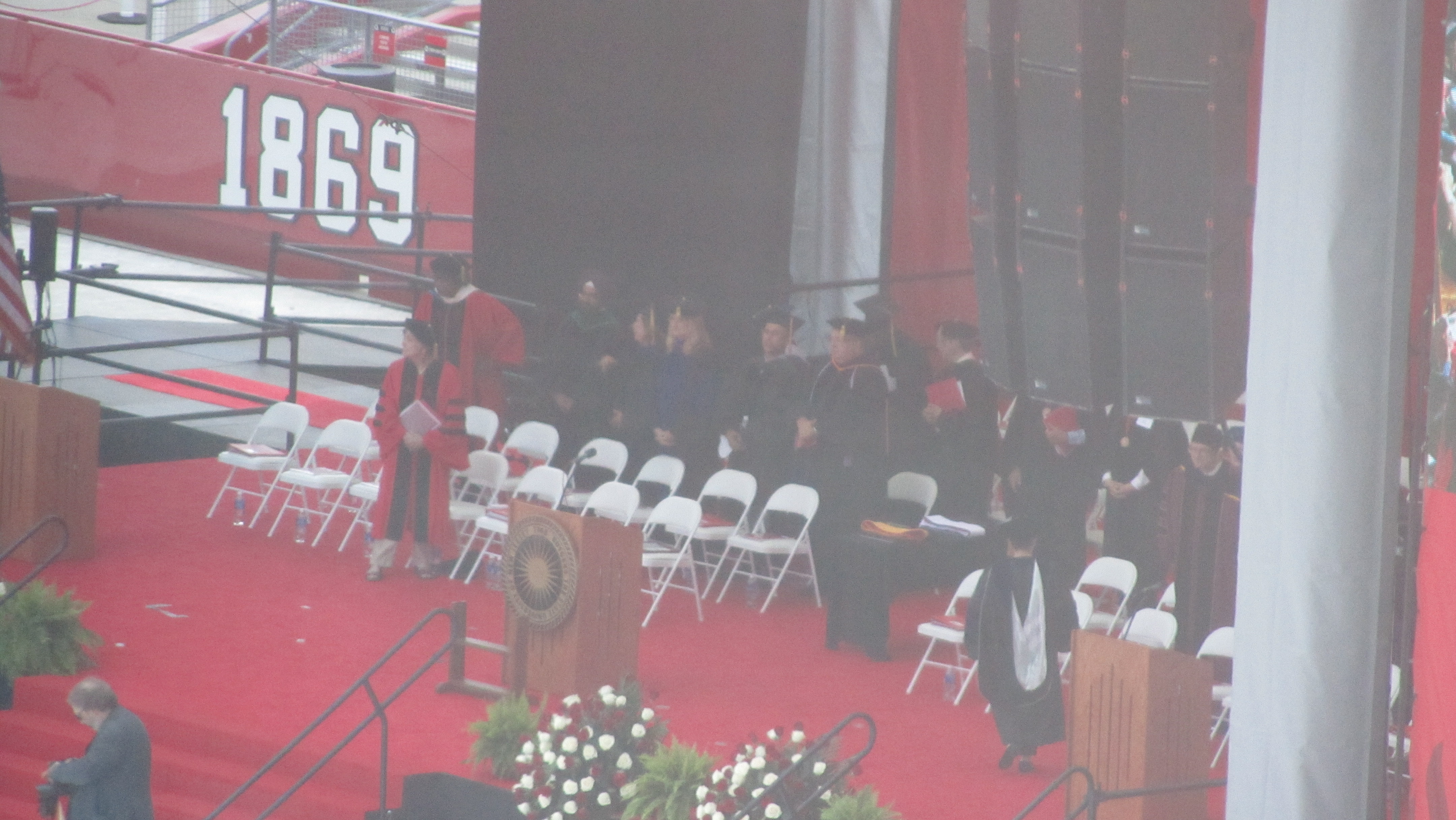 2015 Rutgers Graduation in Rutgers Stadium - Live on WRSU