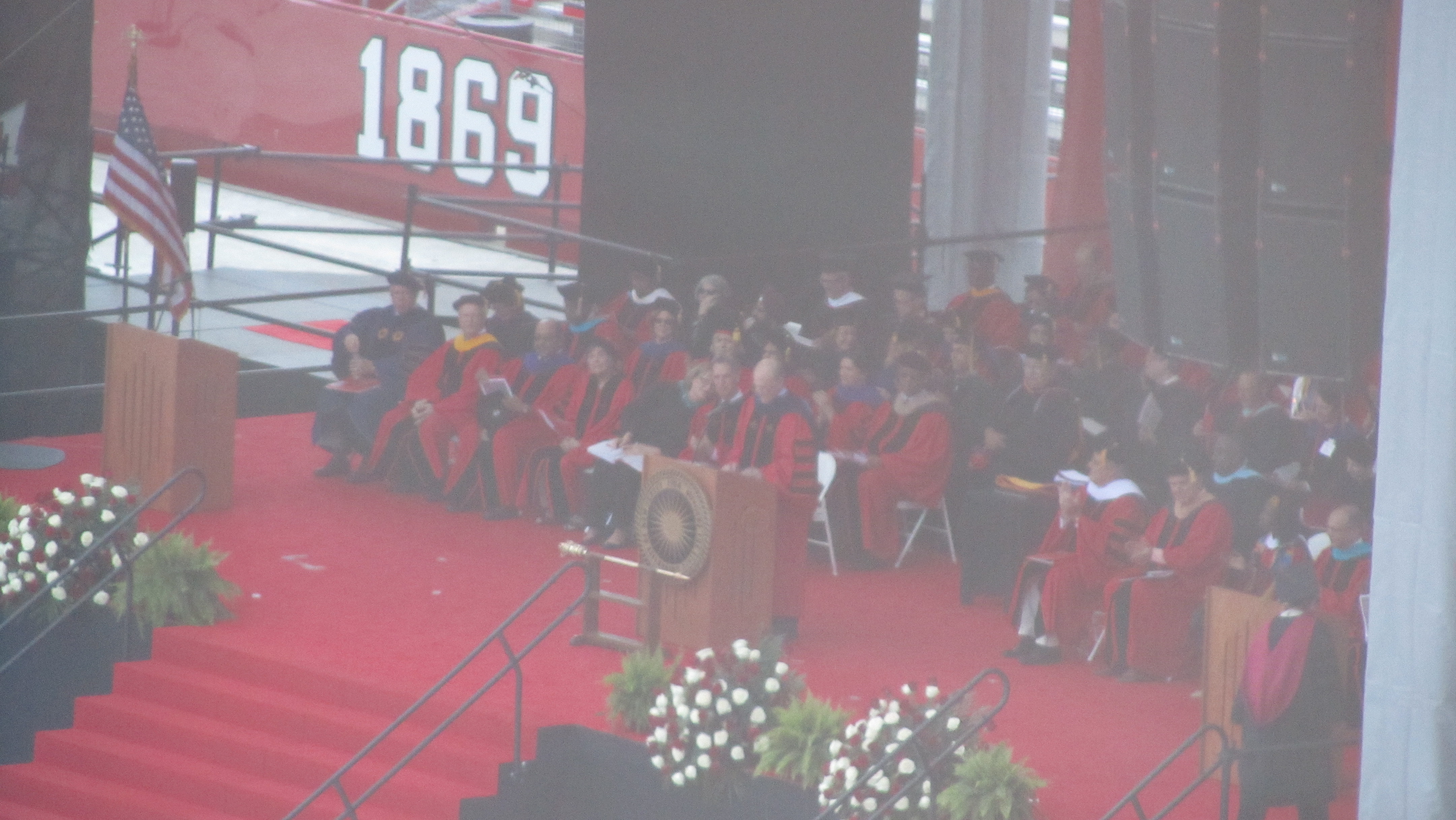 2015 Rutgers Graduation in Rutgers Stadium - Live on WRSU