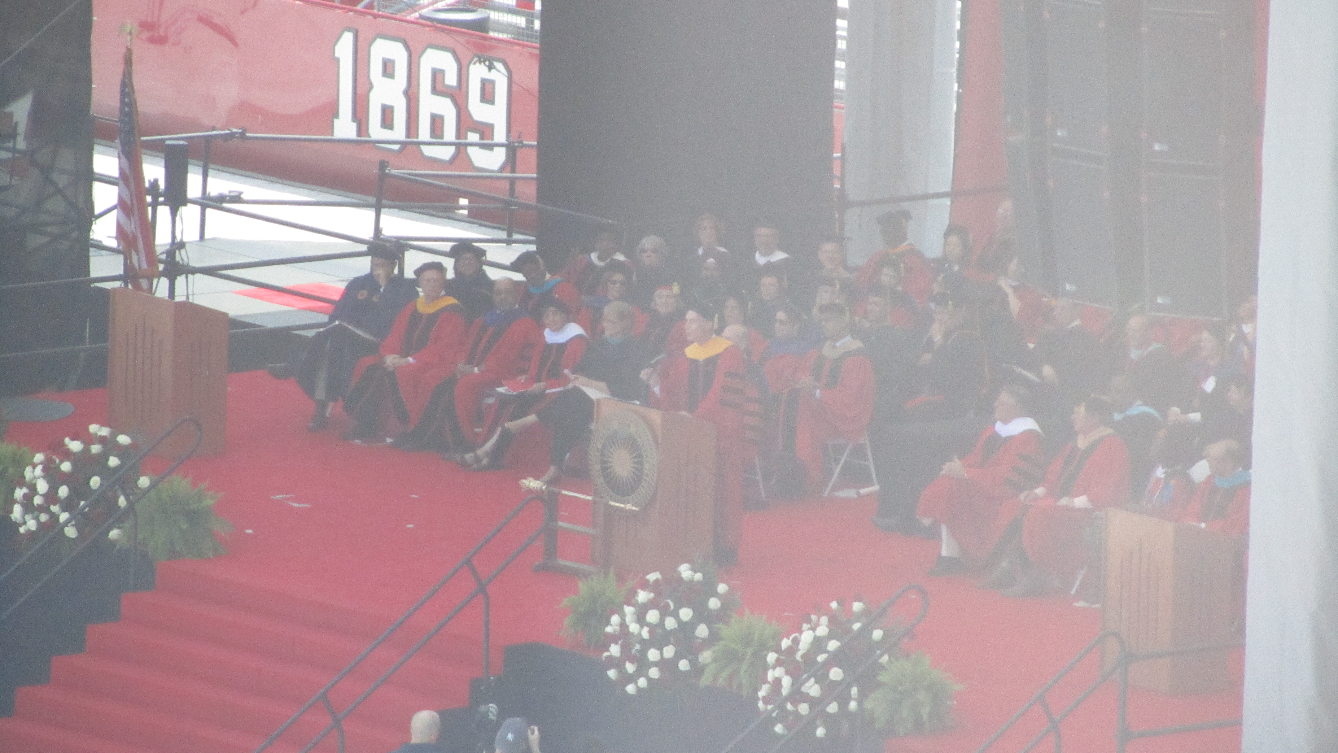 2015 Rutgers Graduation in Rutgers Stadium - Live on WRSU