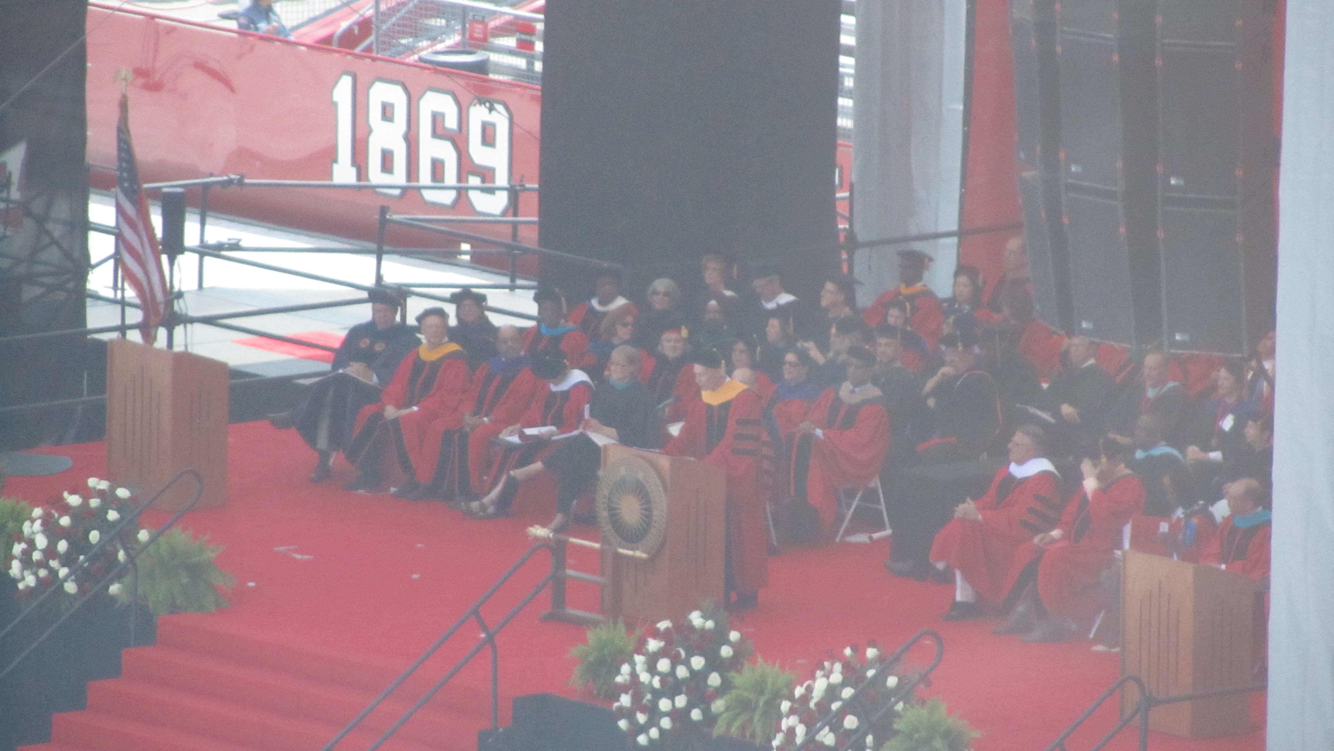 2015 Rutgers Graduation in Rutgers Stadium - Live on WRSU