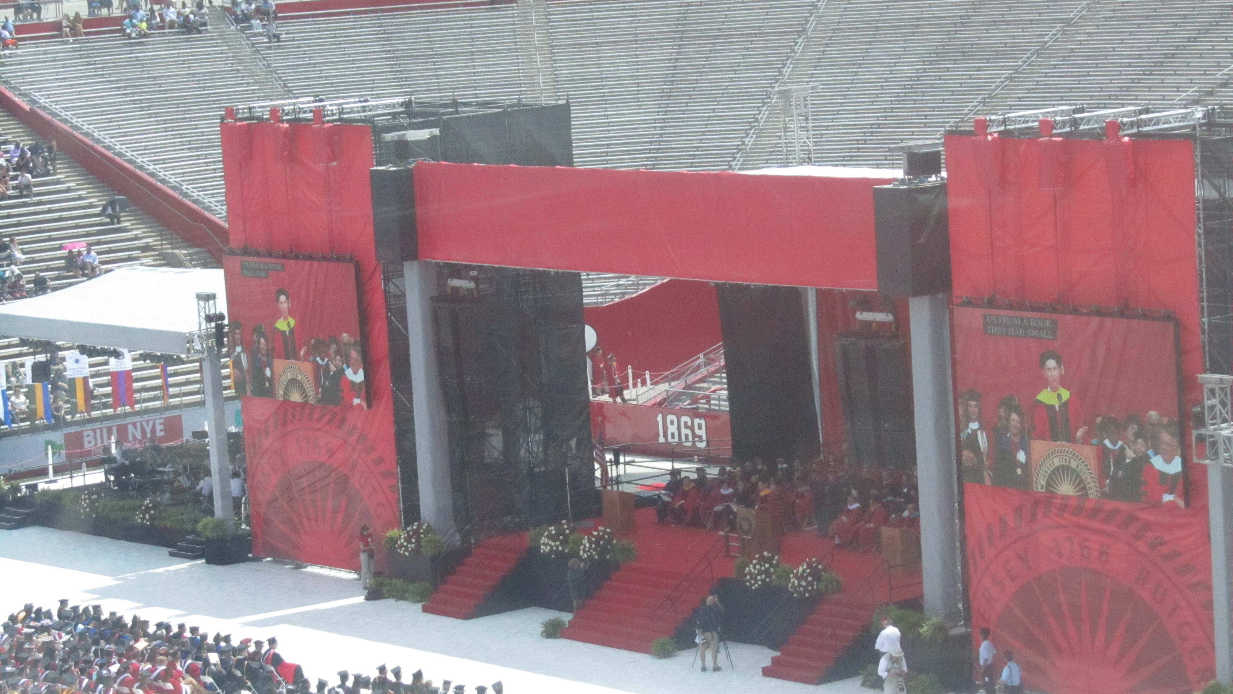 2015 Rutgers Graduation in Rutgers Stadium - Live on WRSU