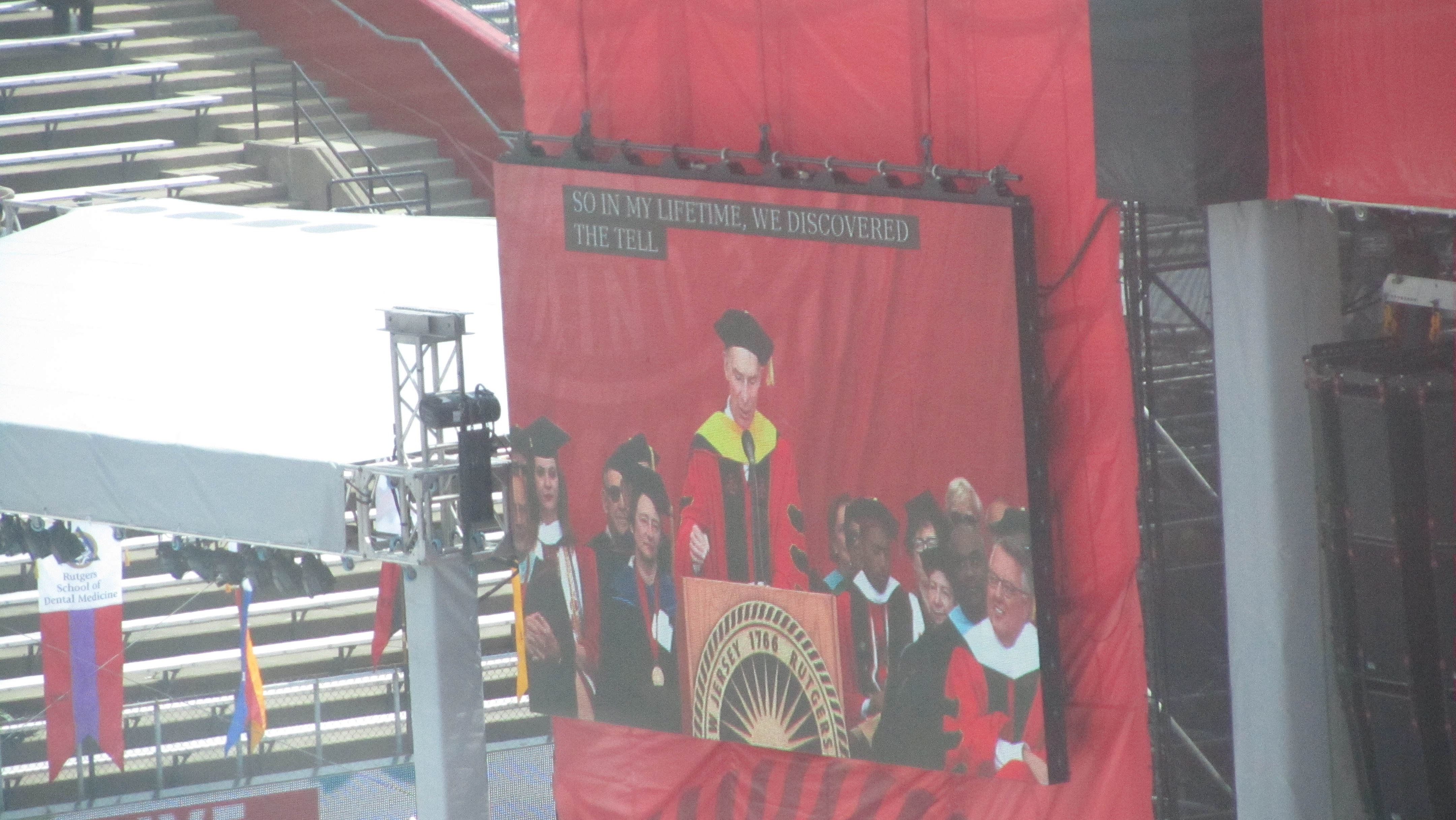 2015 Rutgers Graduation in Rutgers Stadium - Live on WRSU