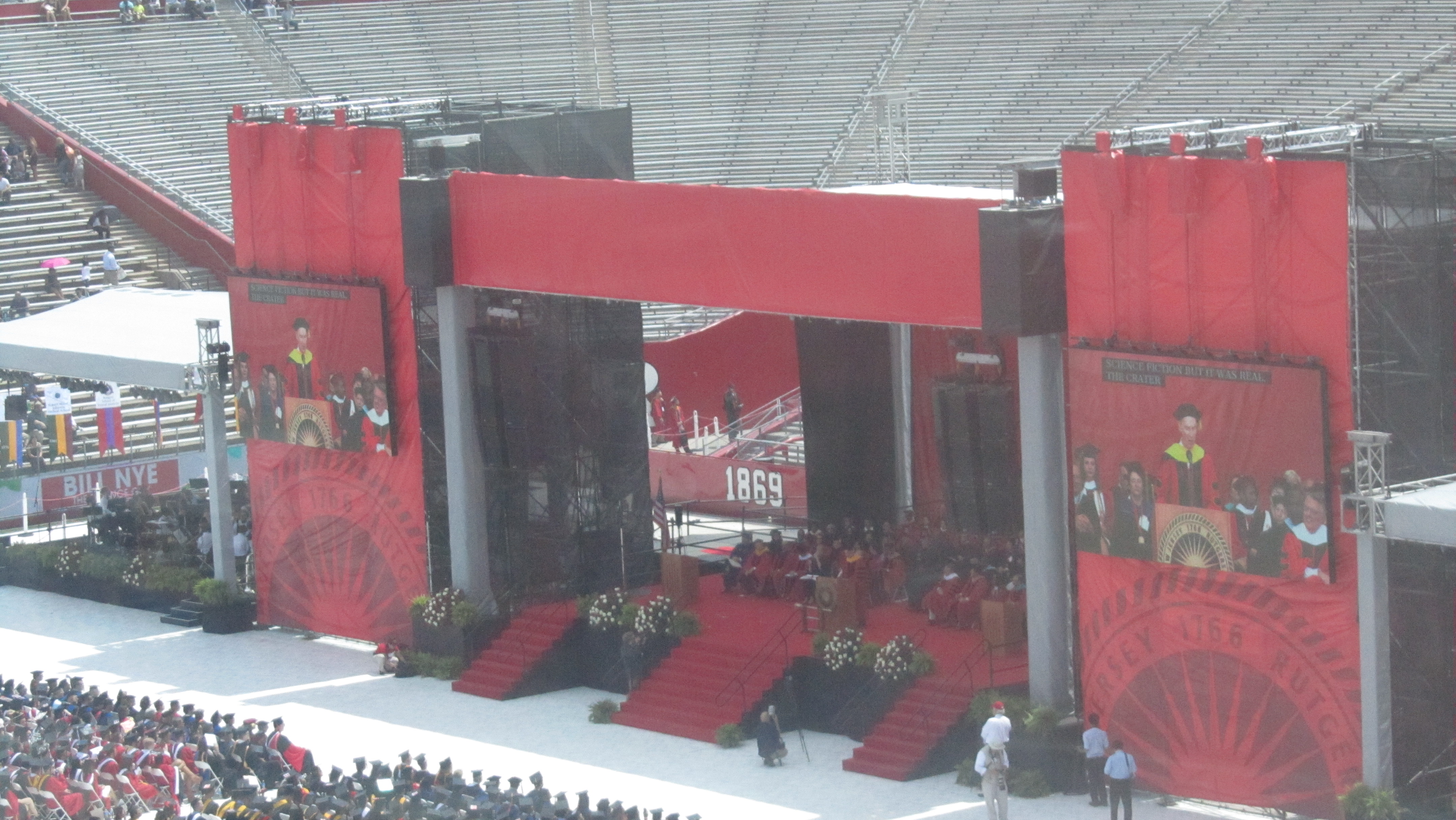 2015 Rutgers Graduation in Rutgers Stadium - Live on WRSU