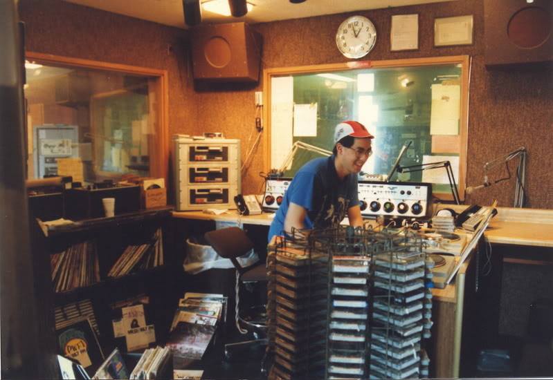 Ed Wong On the Air on the Old Console - This image is not from 2014<BR>Any Idea what year?