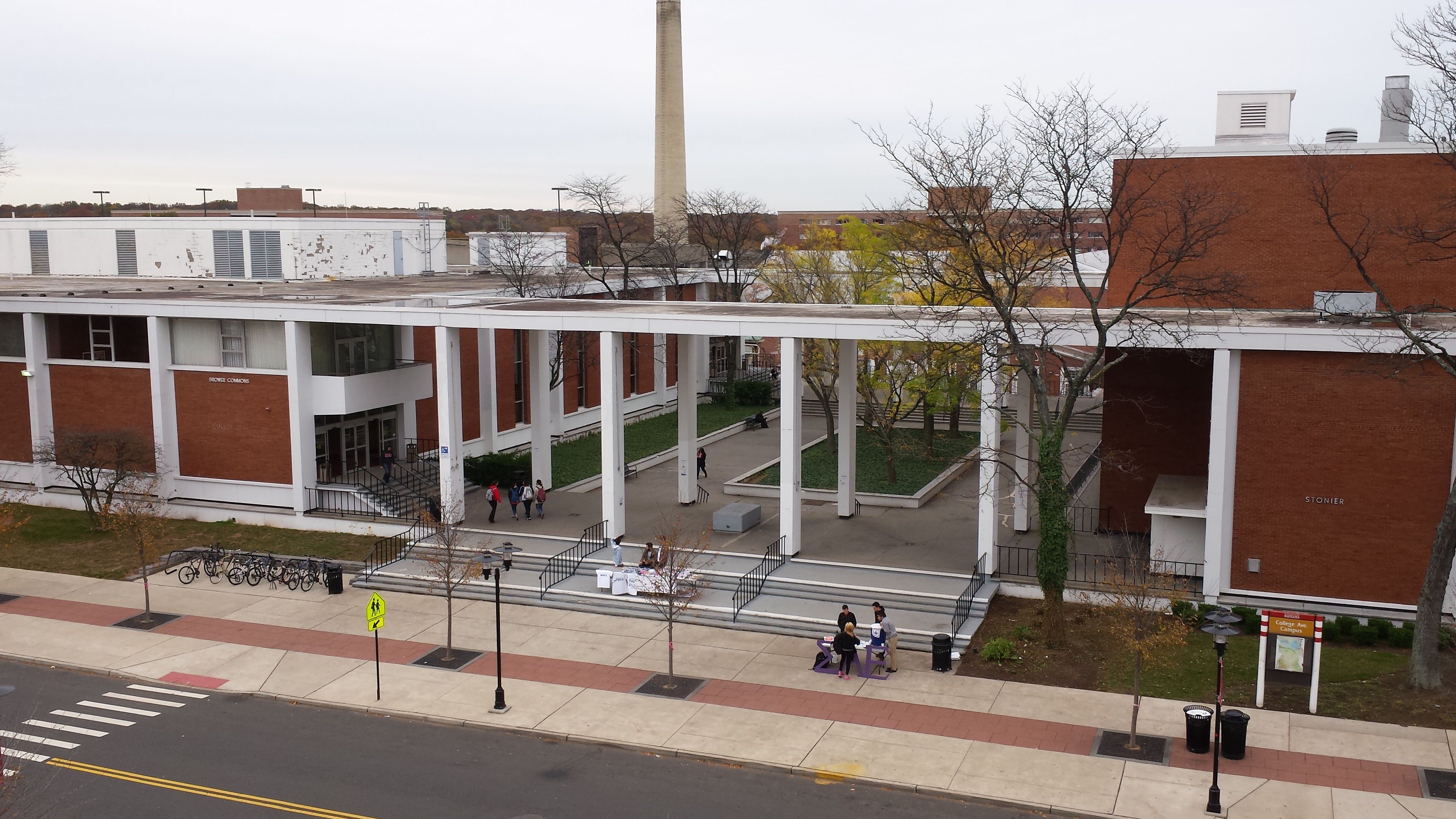 A View from the Roof Of the Student Center - Up there to fix the antennas