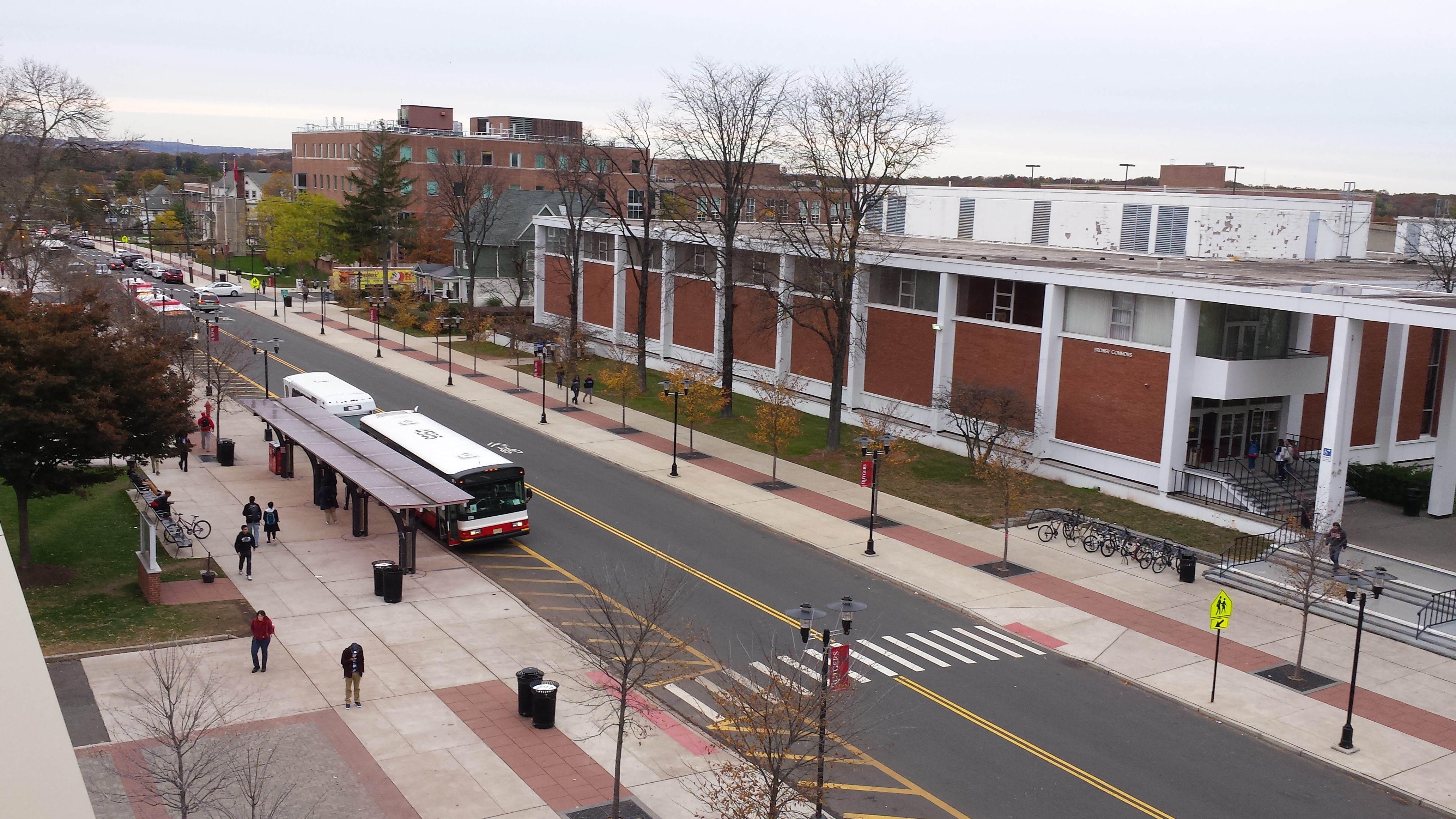 A View from the Roof Of the Student Center